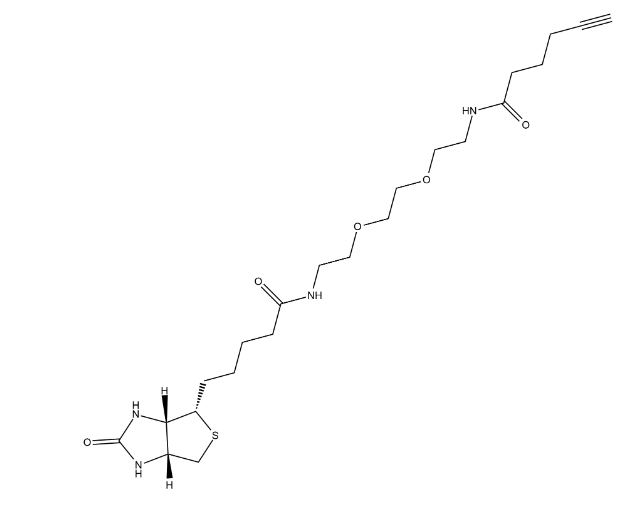 cas:1011268-28-2、生物素-二聚乙二醇-C4-炔基、Alkynyl-biotin