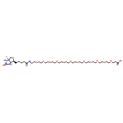 cas:1621423-14-0、BIOTIN-十二聚乙二醇-丙酸、(+)-Biotin-PEG12-CH2CH2COOH