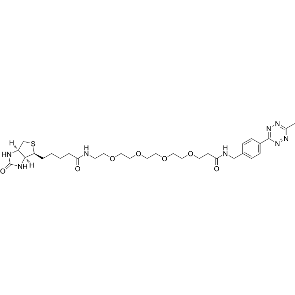 cas:1962919-31-8、生物素-四聚乙二醇-酰胺-甲基四嗪、Biotin-PEG4-MeTz