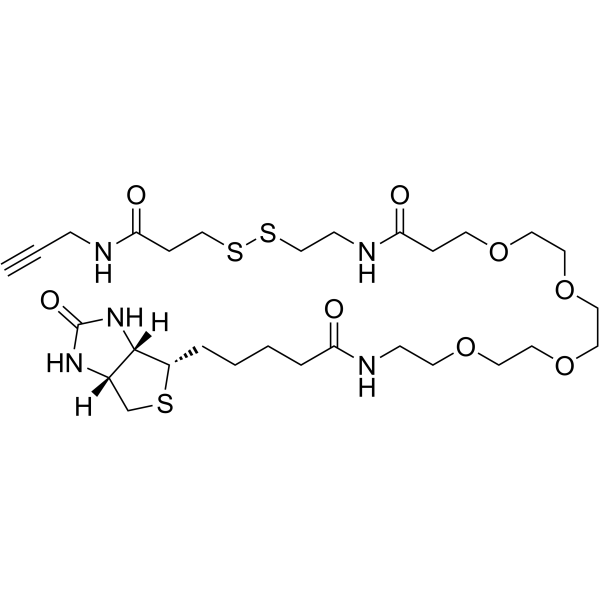 cas:1260247-54-8、生物素-四聚乙二醇-二硫键-炔基、Biotin-PEG4-SS-Alkyne